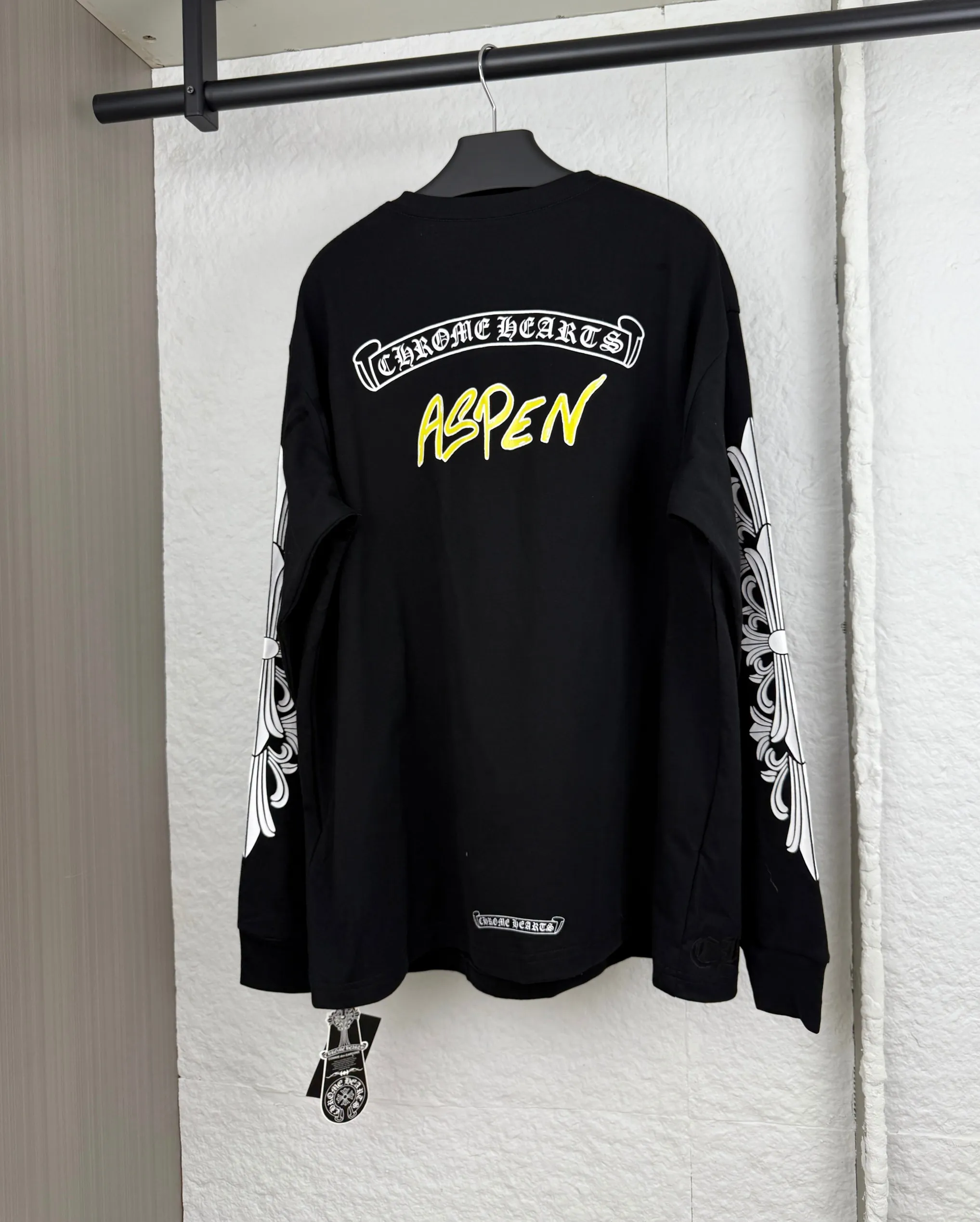 P300 Chrome Hearts Chrome Hearts Unicorn Arm Graffiti Print T-Shirt Long Sleeve S/M/L